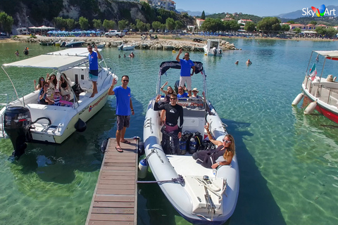 Chania: boottocht met begeleid snorkelen & suppen