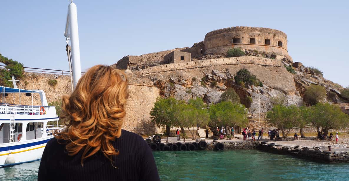 Ab dem Hafen Elounda: Bootsfahrt zur Insel Spinalonga