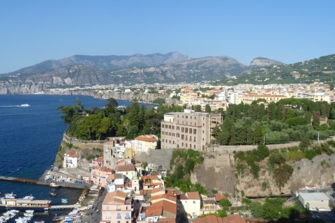 De Naples: Sorrente, Côte Amalfitaine et Pompeii Coupe-fileVisite autoguidée depuis le terminal de croisière