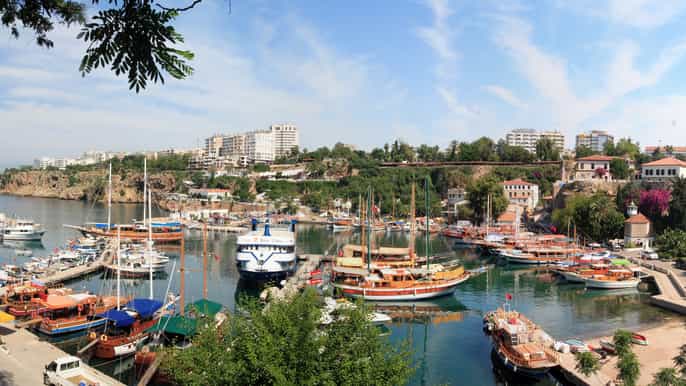 antalya city tour with 3 waterfalls and old town