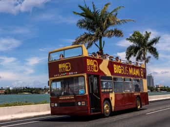 Miami: Bus mit offenem Deck, Hop-On/Hop-Off Stadtrundfahrt Miami: Bus mit offenem Deck, Hop-On/Hop-Off Stadtrundfahrt