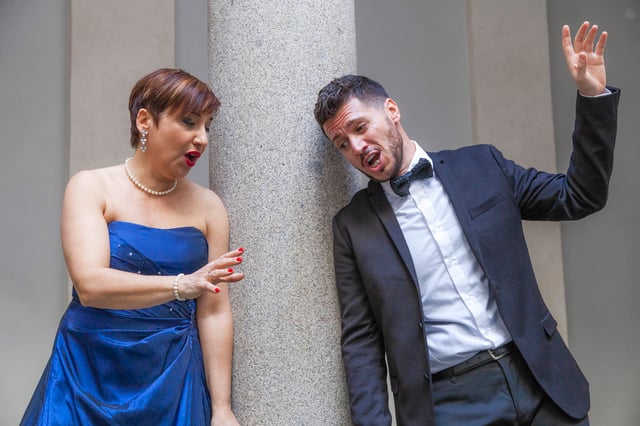 Rome : Concert d&#039;opéra en plein air avec apéritif sur la terrasse de Navone