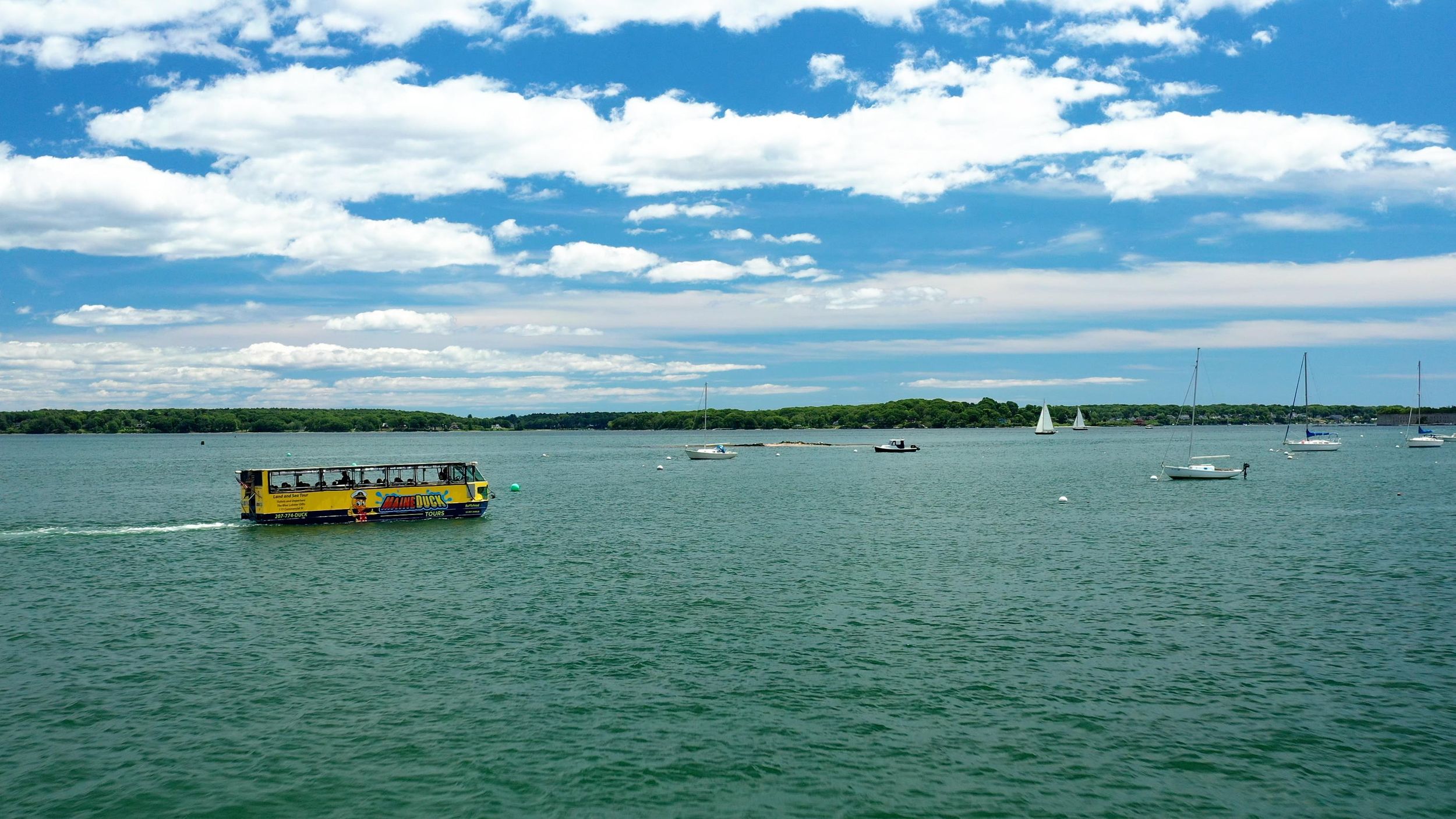 Portland: Land und Meer Tour Duck Tour mit Guide