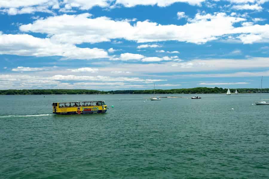Portland: Land und Meer Tour Duck Tour mit Guide. Foto: GetYourGuide