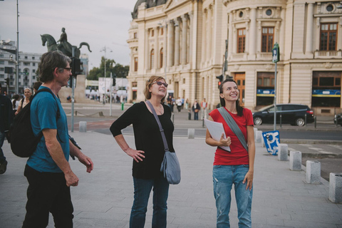 Bucarest: visite d'histoire sombre de 3 heures avec un local