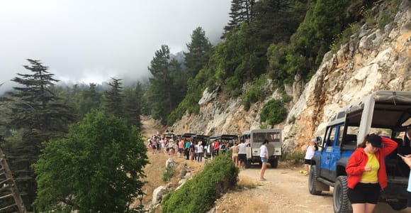 From Kemer: Taurus Mountains Jeep Safari with Lunch