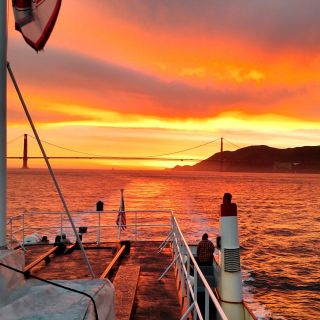 Сан-Франциско: калифорнийский круиз на закате на лодке
