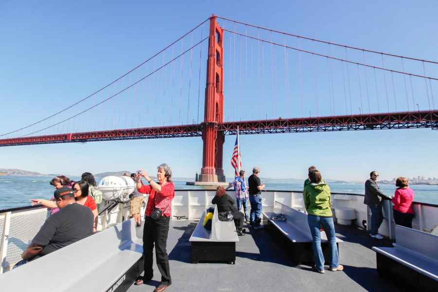San Francisco: Bootsfahrt von Brücke zu Brücke. Foto: GetYourGuide