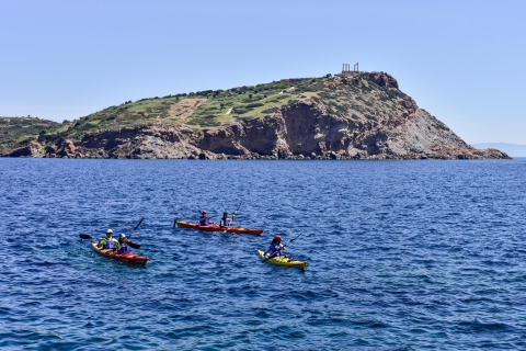 Van Athene: zeekajakavontuur naar Kaap SounionTour zonder hotelovername