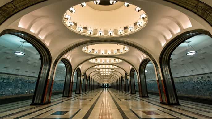 moscow private metro tour of moscow with hotel pick up