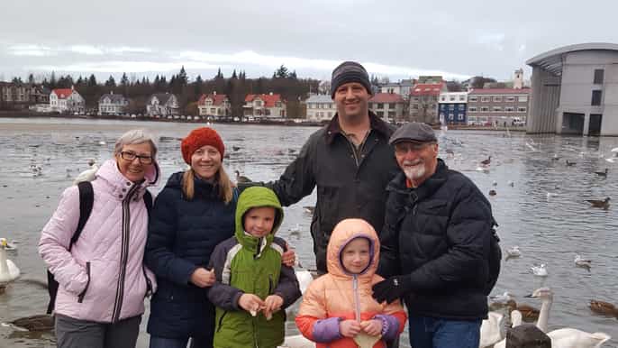 reykjavik sightseeing walking tour with a viking