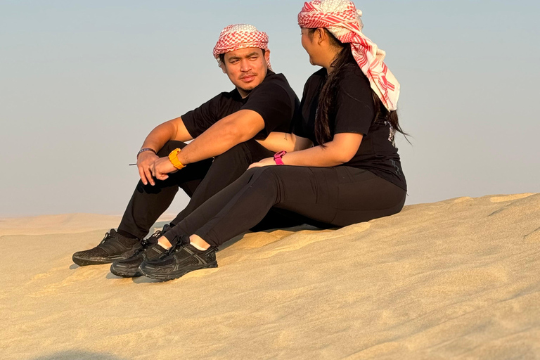 Desert Safari Qatar Camel Sandbording sunrise/sunset tour
