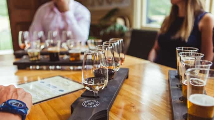 queenstown twilight wine and craft beer tour