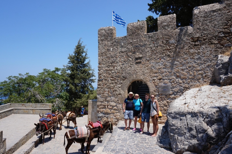 Ab Lindos: Kaja-Tour & Akropolis von Lindos mit MittagessenGruppentour mit Hotelabholung