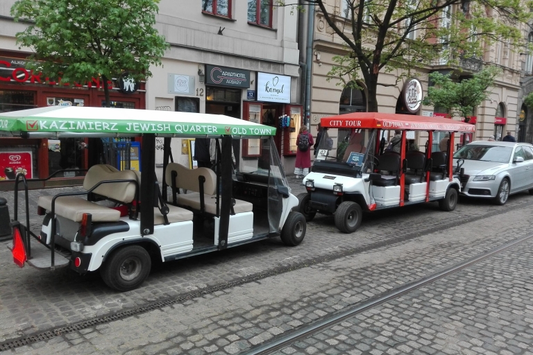 Cracovia: Barrio Judío y Fábrica de Schindler en Golf Car