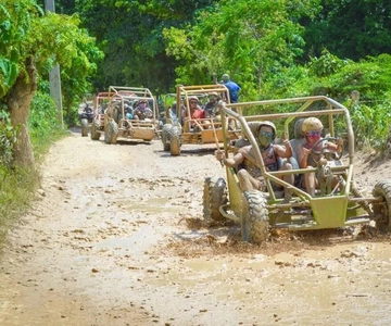 Extreme Dune Buggy Adventure in Macao Beach & Cenote