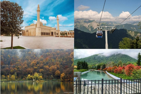 Baku-Gabala-Schamakhi-Tufandag-Nohur See - Wasserfall Tour