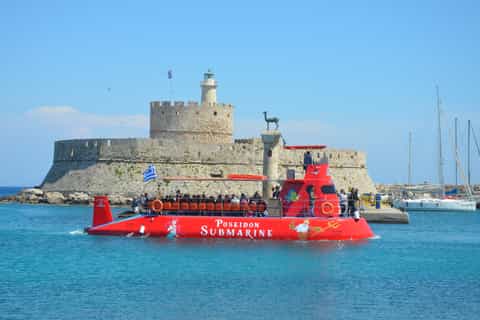Submarine Cruise with Underwater Views from Rhodes