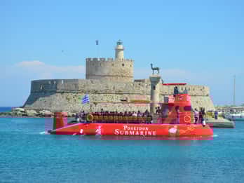 Ab Rhodos: U-Boot-Fahrt mit Blick auf die Unterwasserwelt Ab Rhodos: U-Boot-Fahrt mit Blick auf die Unterwasserwelt