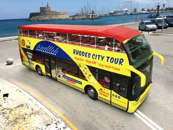 Rhodos: Hop-On/Hop-Off-Bustour durch die Stadt Rhodos: Hop-On/Hop-Off-Bustour durch die Stadt
