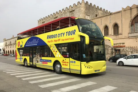 Rhodes: Hop-On Hop-Off City Tour Bus