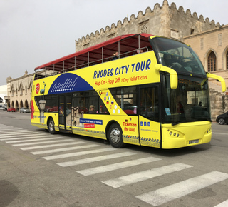 Hop-on-Hop-off-bus in Rhodos