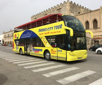Rhodes: Hop-On Hop-Off City Tour Bus