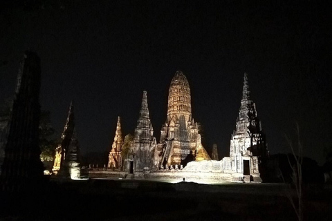 Ayutthaya Avond Tuk Tuk Tempels Tour vanuit Bangkok