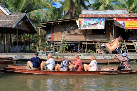 Desde Bangkok: Mercado Flotante de ThakaRecogida en hotel de ida
