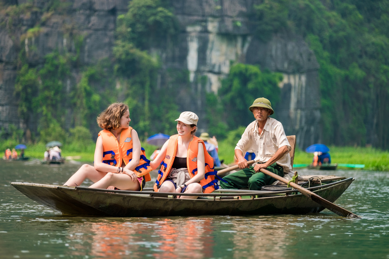 From Hanoi: Hoa Lu & Tam Coc Tour with Cycling