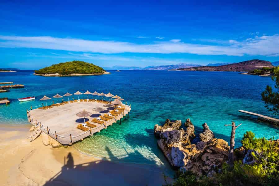 Tirana/Durrës: Saranda, Ksamil, Blue Eye & Vjosa-Tour. Foto: GetYourGuide Tirana/Durrës: Saranda, Ksamil, Blue Eye & Vjosa-Tour. Foto: GetYourGuide