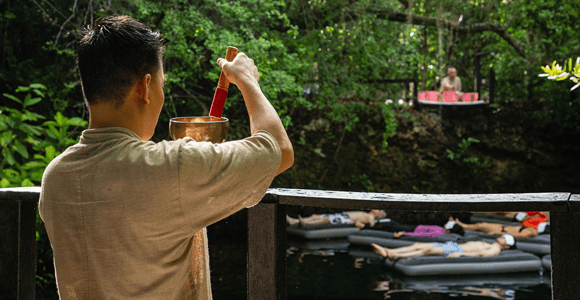 Punta Cana Cenote: Floating Sound Healing & Swim