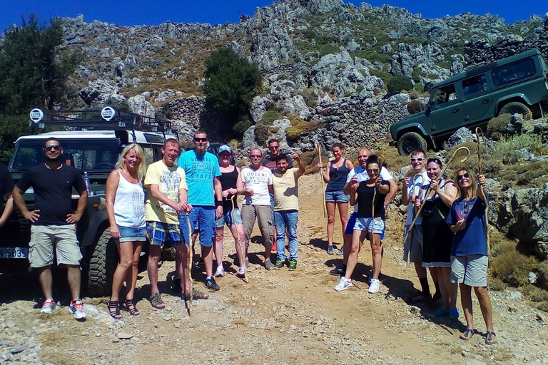 Georgioupolis: Ganztägige Landrover-SafariTour mit Abholung in Chania und Umgebung