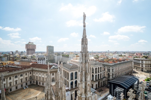 Milan Cathedral: Duomo Terraces Ticket (No Church Access) Milan Cathedral Terraces by Stairs