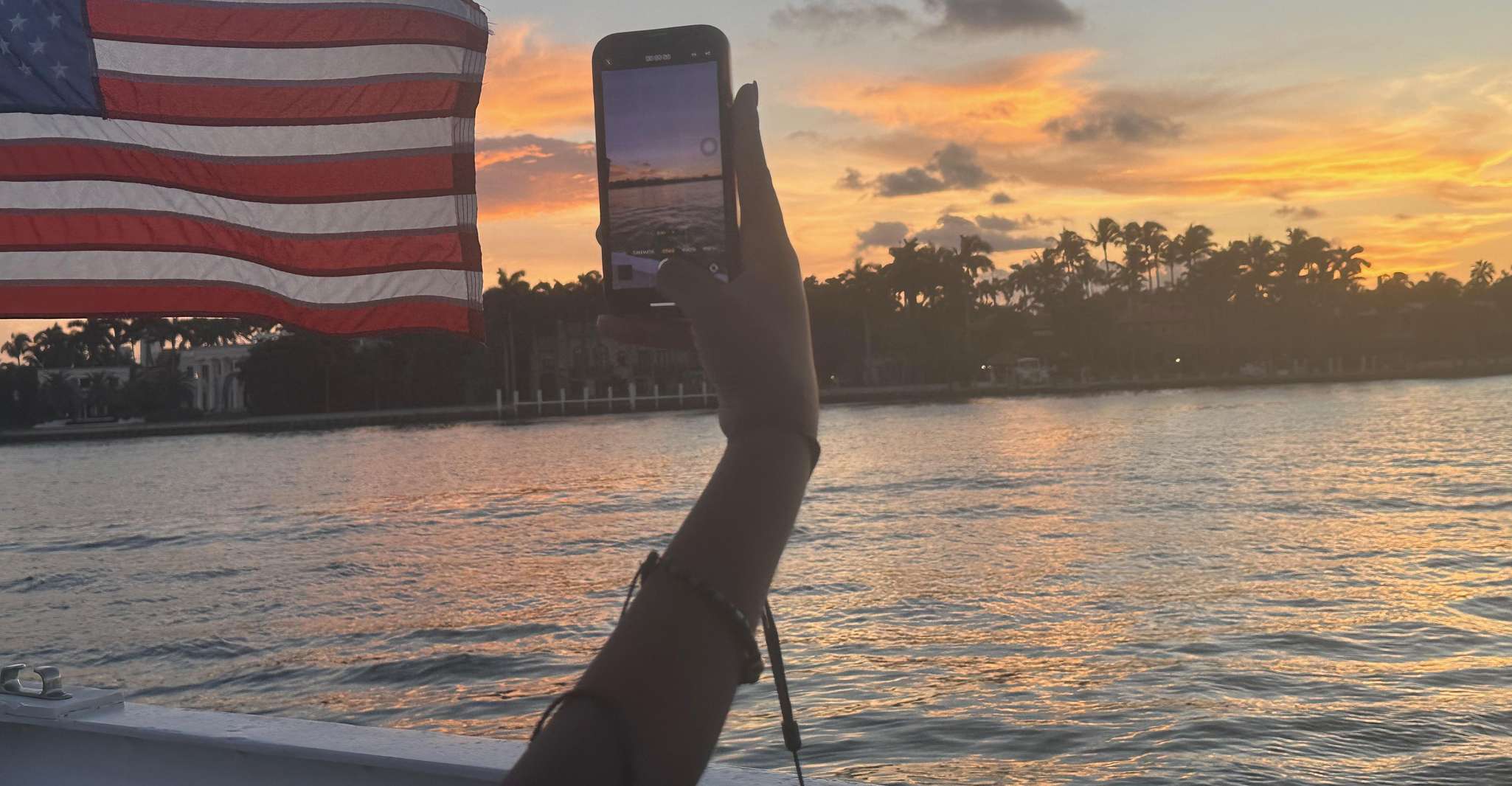 Miami Evening Boat Past Millionaire Homes on Water Taxi photo 5