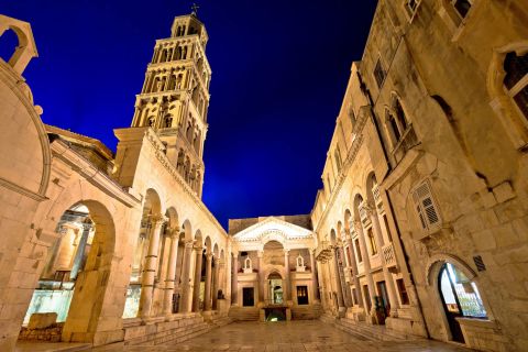 Split: Small Group City Walking Tour with Marjan Hill