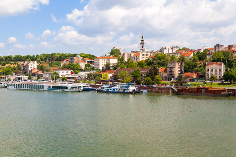 Belgrad med öppen båt Sunset-kryssning med öppen båt med live guideBelgrad: Guidad båtkryssning i staden