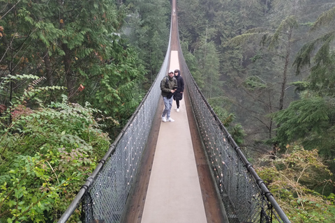 4Tour:Capilano Suspension Br/CAR/Small GROUP+Lake+Dam+Hacher