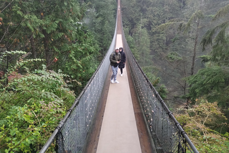 4Tour:Capilano Suspension Br/CAR/Small GROUP+Lake+Dam+Hacher