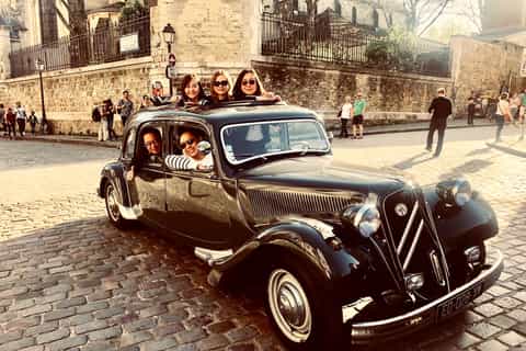 Paris: City Tour by Luxury Panoramic Open-Top French Car
