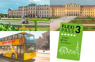 Schönbrunn, Belvedere, HOP-ON/HOP-OFF – Wien FLEXI-Pass