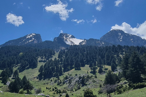 Mount Tomorri summit,hiking on the Holy Mountain