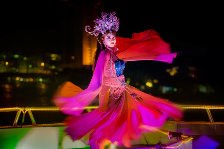 Bangkok: 2-Hour Dinner & Shows on White Orchid River Cruise White Orchid River Dinner Cruise with Ticket Only