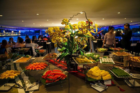 Bangkok: 2-Hour Dinner & Shows on White Orchid River Cruise White Orchid River Dinner Cruise with Ticket Only