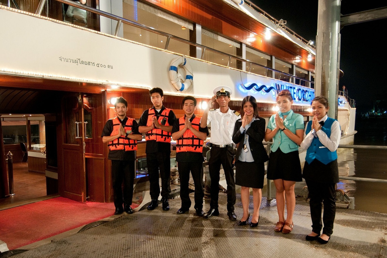 Bangkok : spectacle et dîner-croisière de 2 h sur le fleuveDîner-croisière seulement