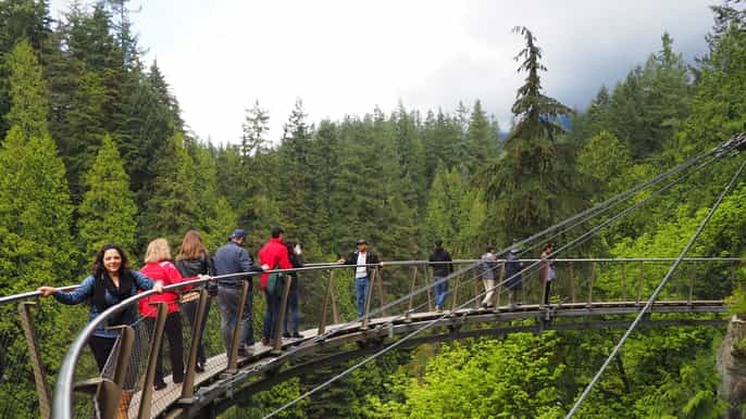 recorrido privado por la ciudad de vancouver y el parque capilano