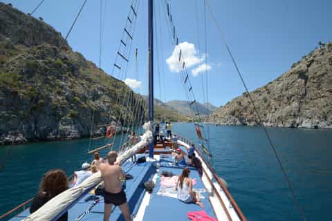 From the Port of Kos: Full Day Boat Cruise to 3 Islands