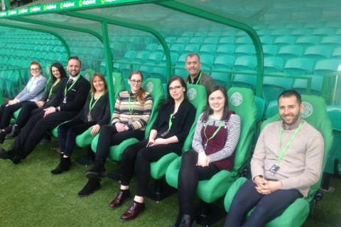 Glasgow: Celtic Park Stadium Tour en eetervaring