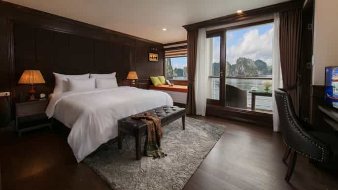 mon chéri cruise 5 star unique 2 days halong bay cat ba