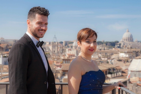 Rzym: Terrazza Borromini Opera na świeżym powietrzu z aperitif